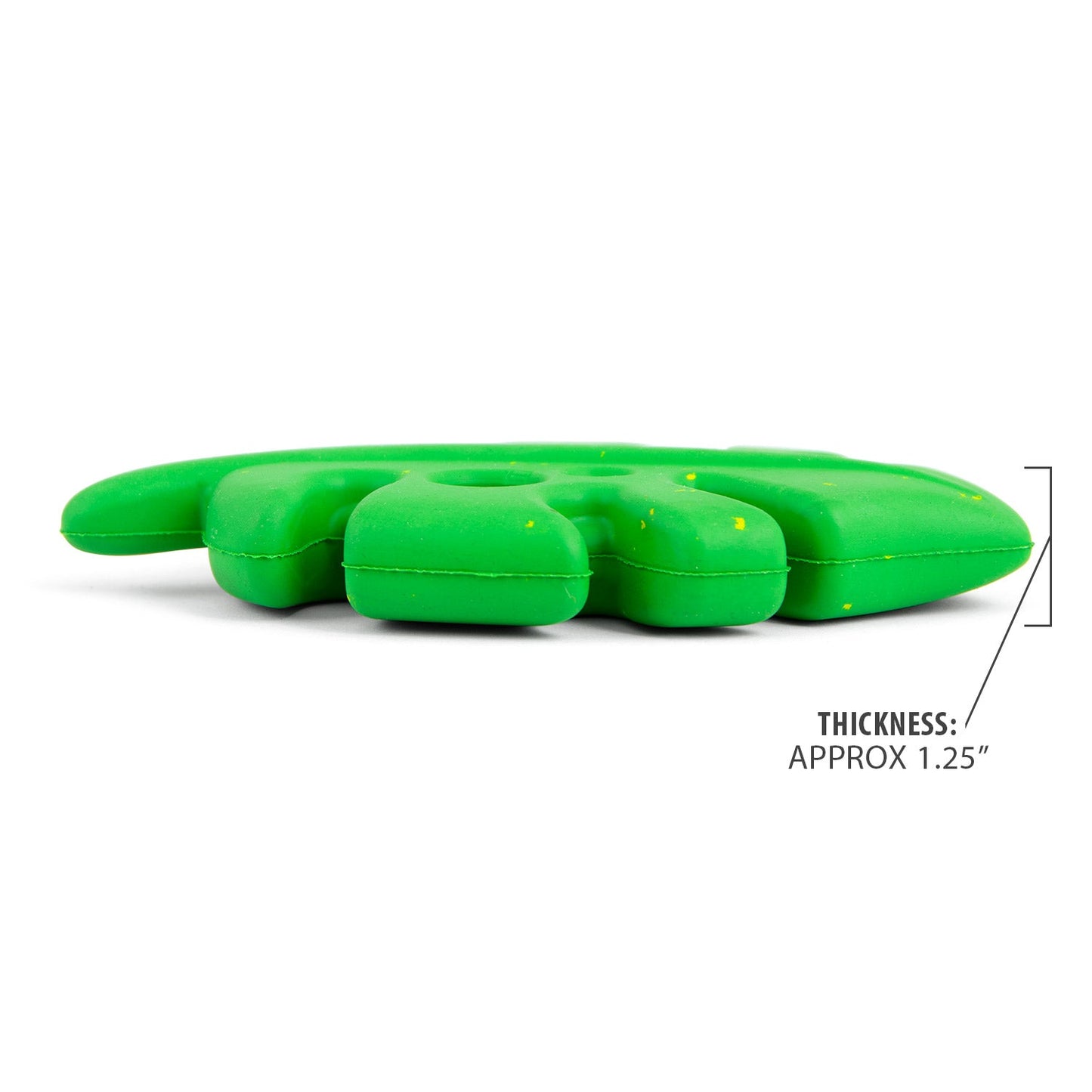 Jeffers Natural Rubber Leaf Dog Chew Toy with Vanilla Scent for Medium-Chewers
