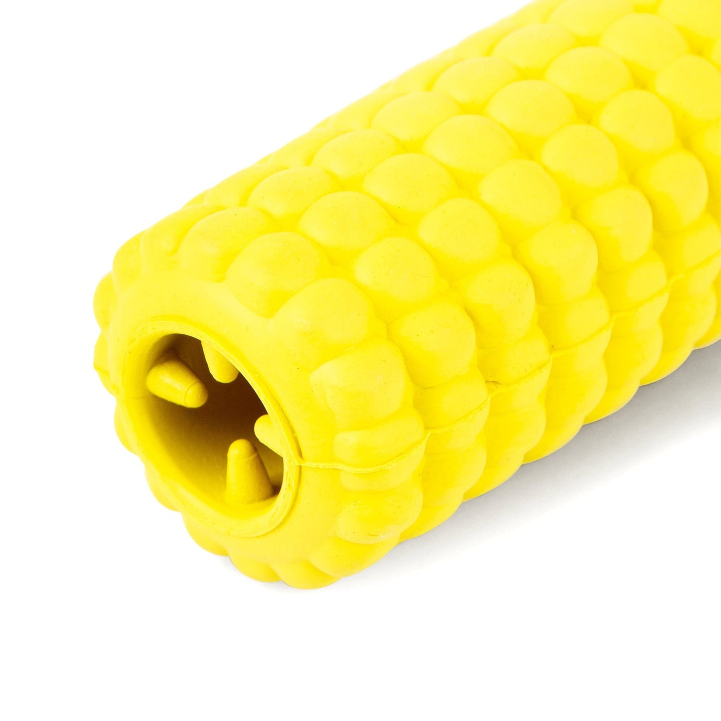 Jeffers Natural Rubber Corn Cob Treat Dispensing Dog Chew Toy