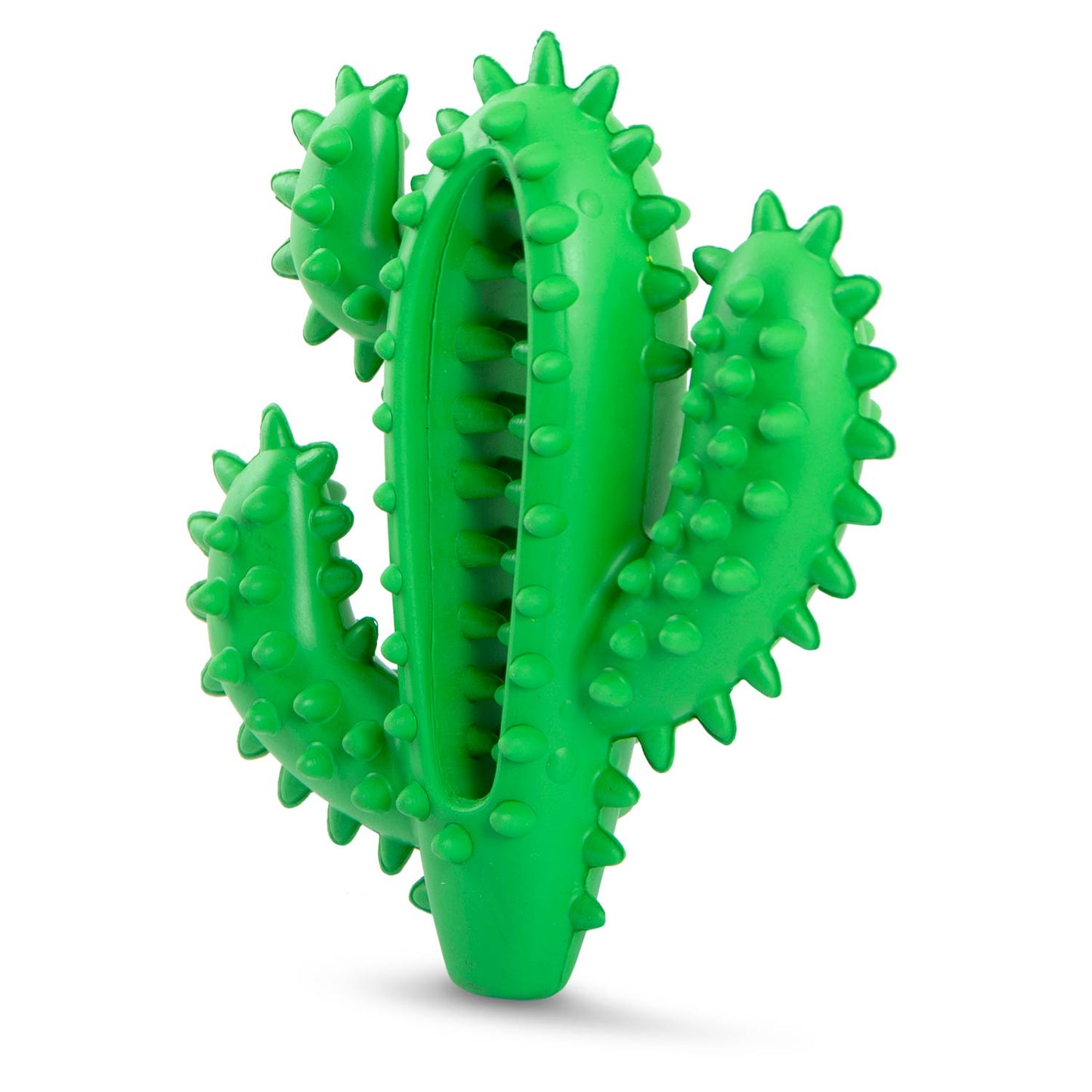 Jeffers Natural Rubber Cactus Dental Chew Toy for Dogs for Healthy Chewing Habits