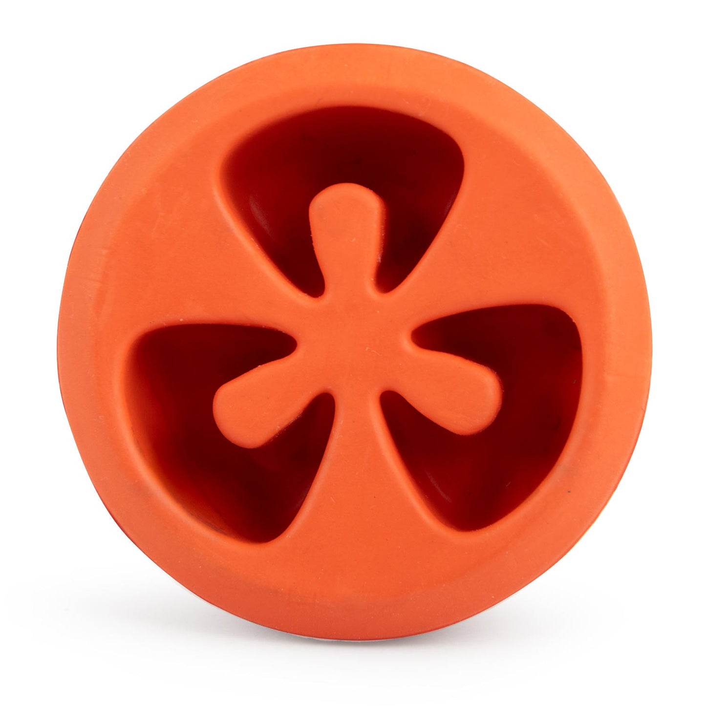 Jeffers Natural Rubber Tomato Shape Dog Chew Toy for Medium-Chewers