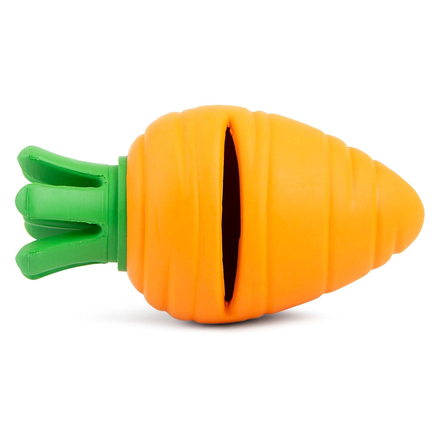 Jeffers Natural Rubber Carrot Treat Dispensing Chew Toy