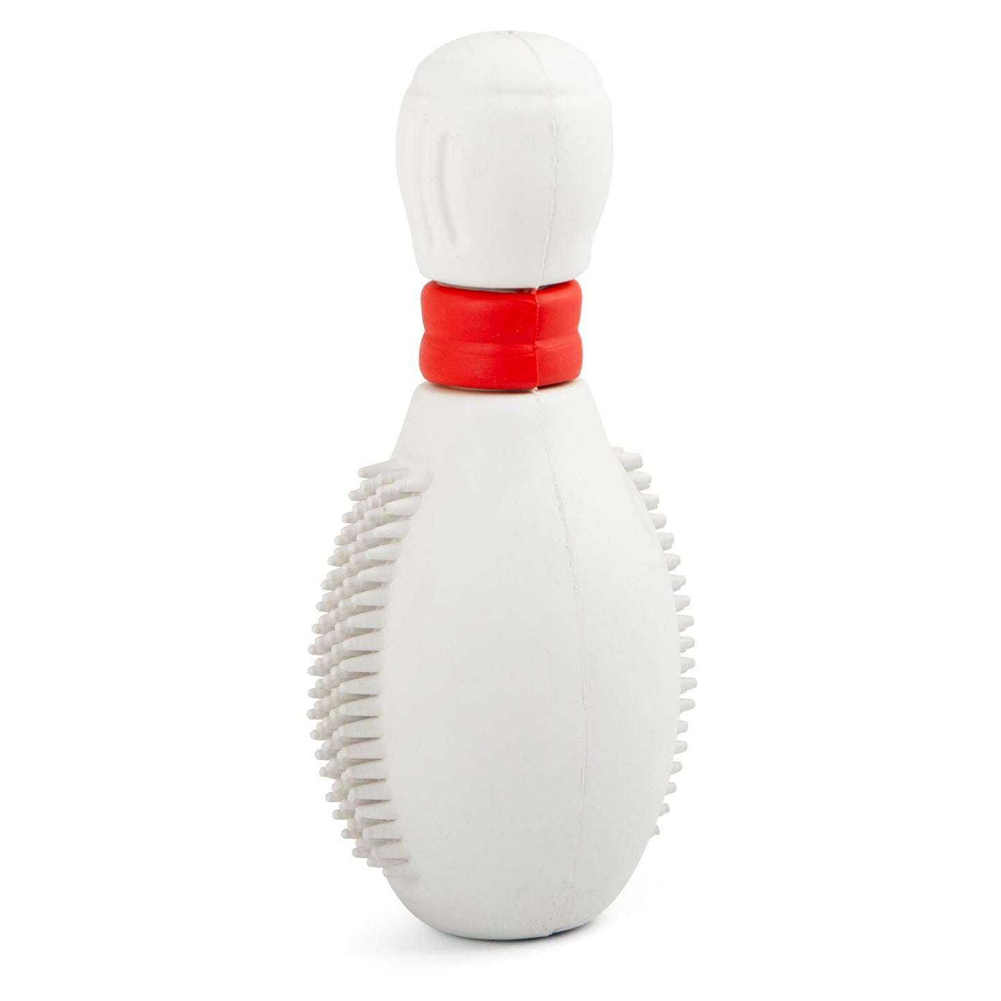 Jeffers Natural Rubber Bowling Pin Treat Dispensing Dental Toy for Dogs