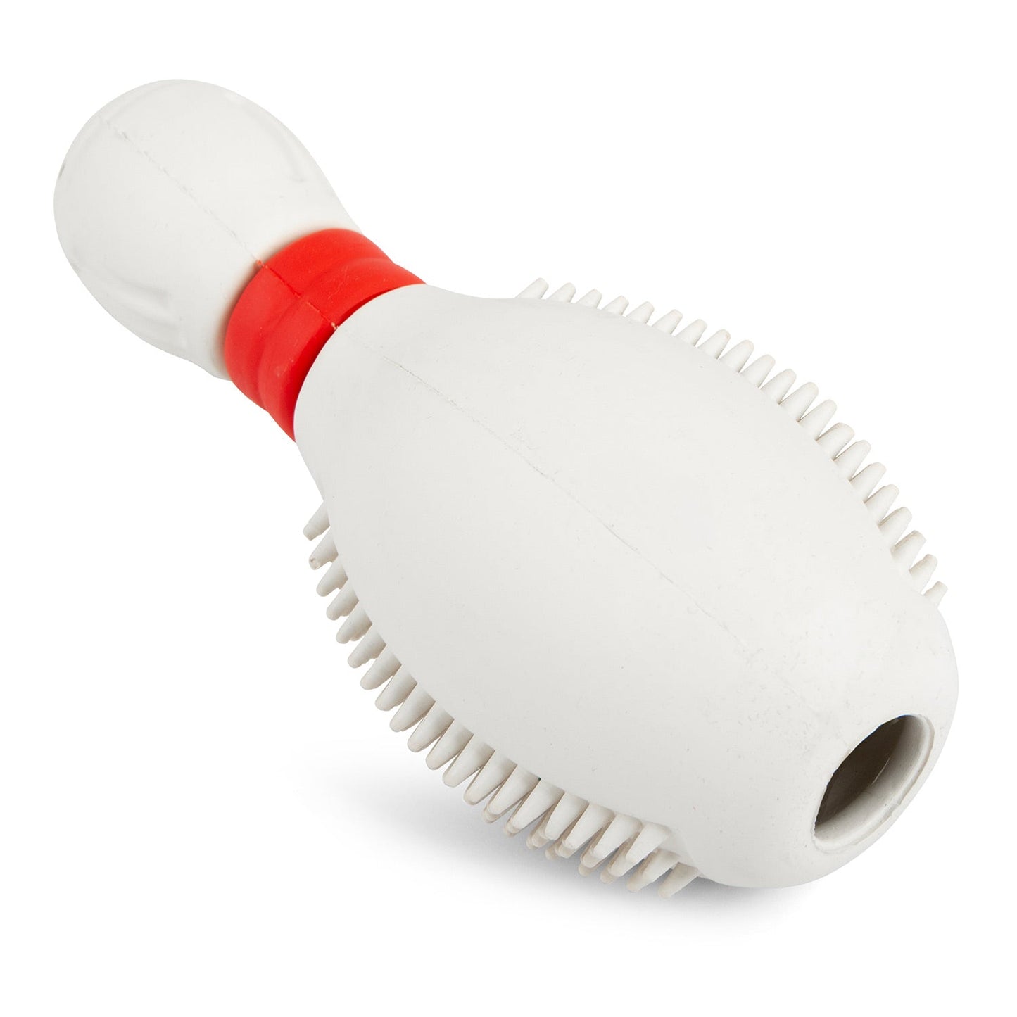Jeffers Natural Rubber Bowling Pin Treat Dispensing Dental Toy for Dogs