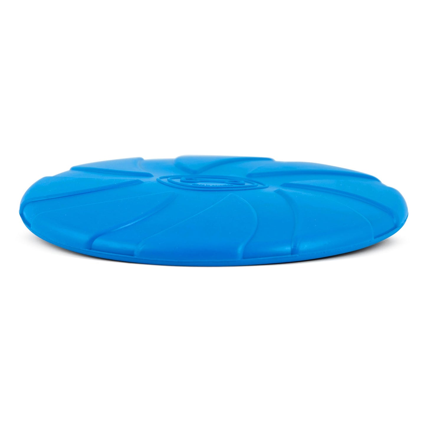 Jeffers Natural Rubber Blue Bone 8 Inch Frisbee Dog Toy for Fetching & Chewing