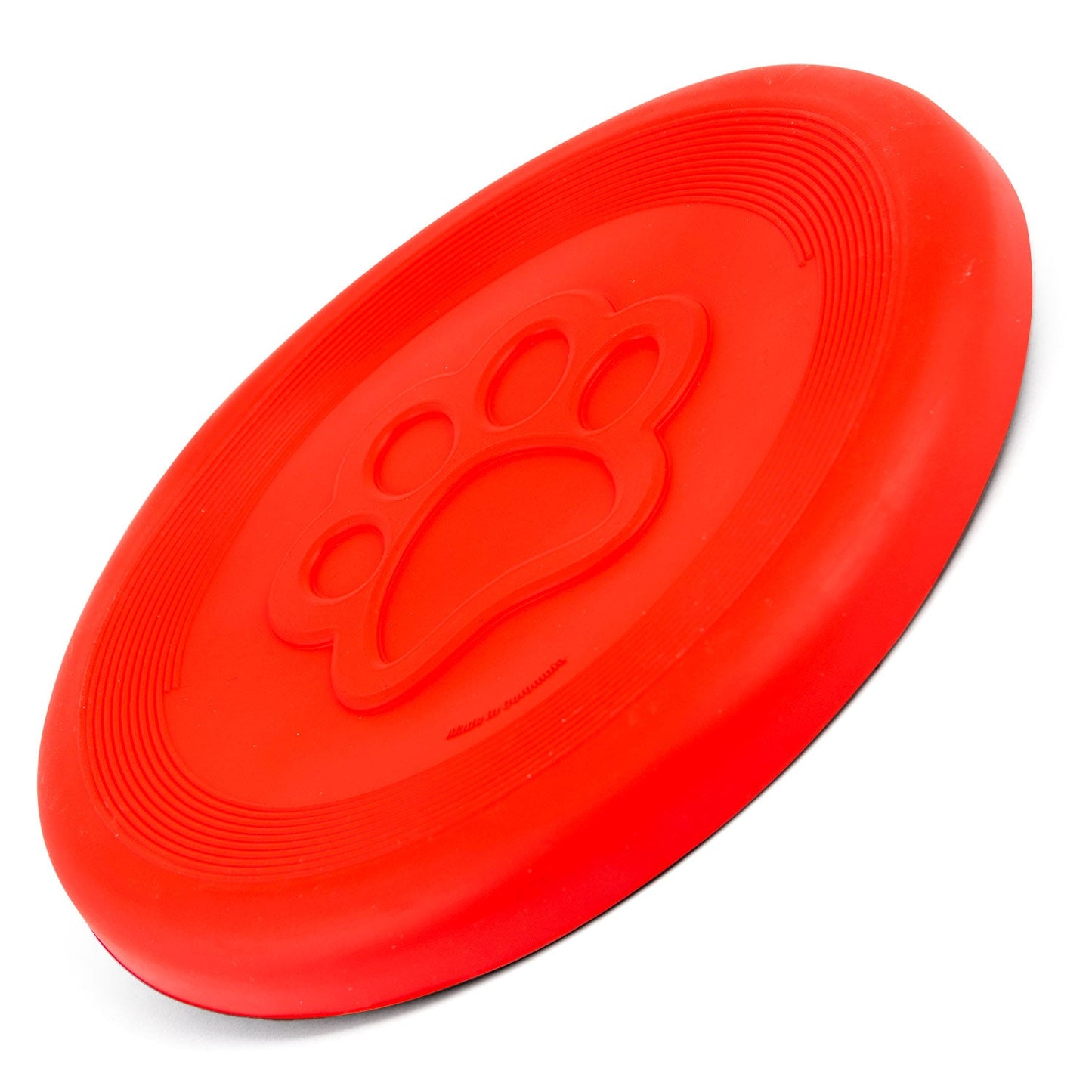 Jeffers Natural Rubber Frisbee Dog Toy for Fetching & Chewing