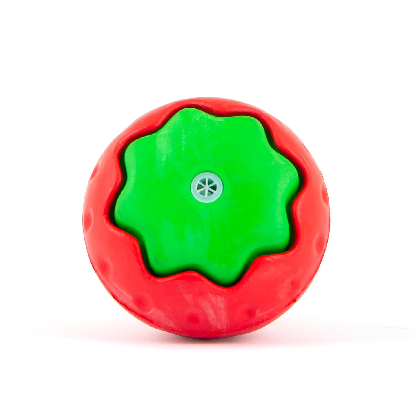 Jeffers Natural Rubber Squeaker Dog Toy Strawberry Shape for Medium-Chewers