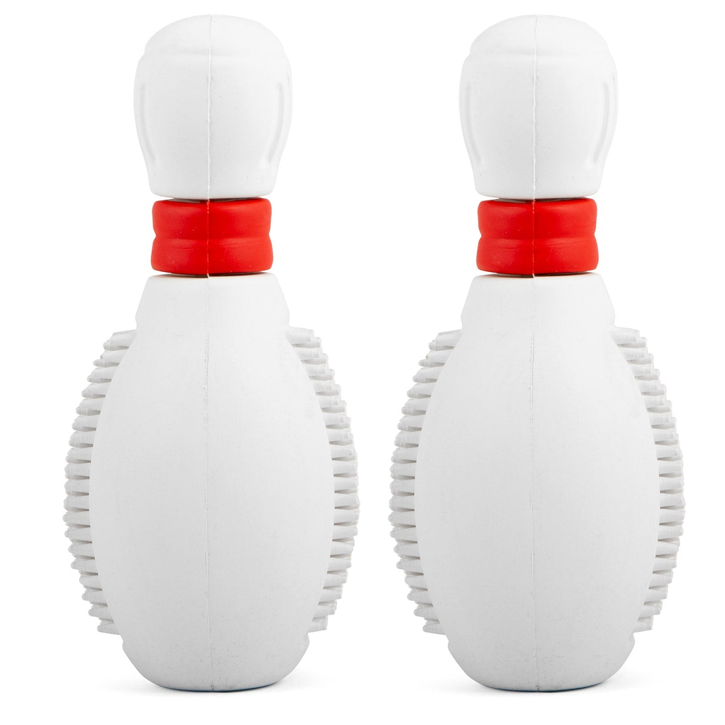 Jeffers Natural Rubber Bowling Pin Treat Dispensing Dental Toy for Dogs